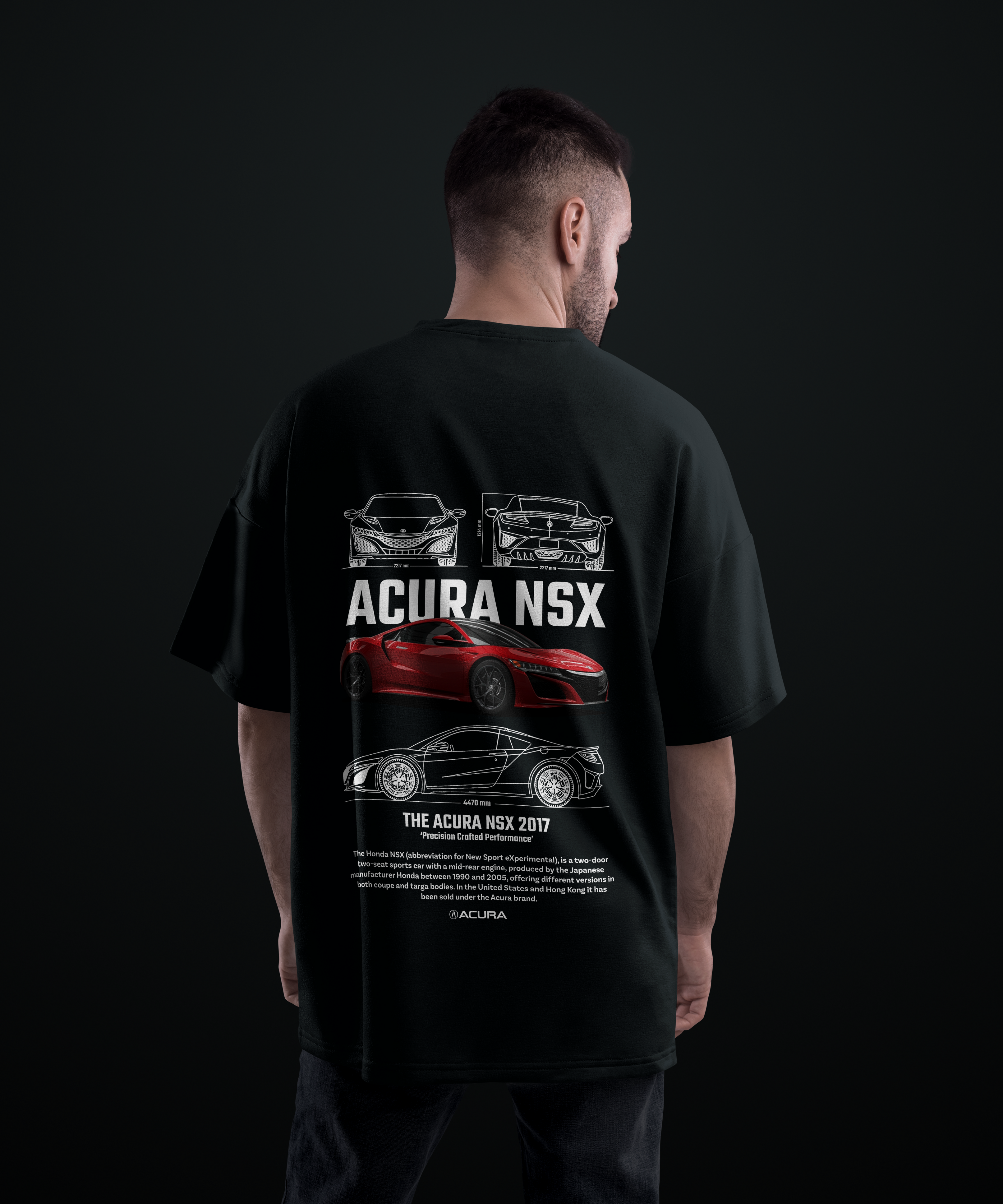 Camiseta Honda Acura NSX 2017