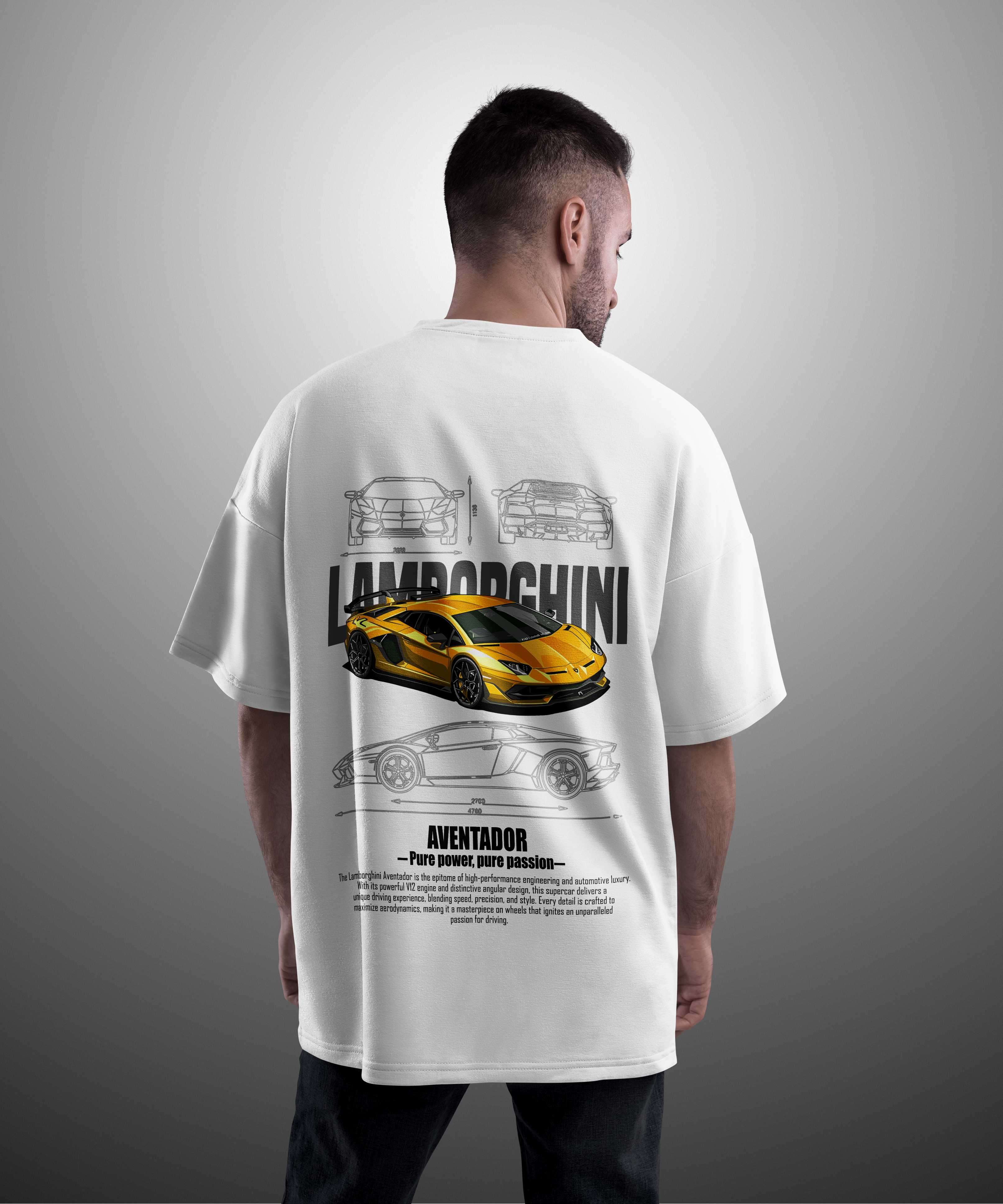Camiseta Lamborghini Aventador