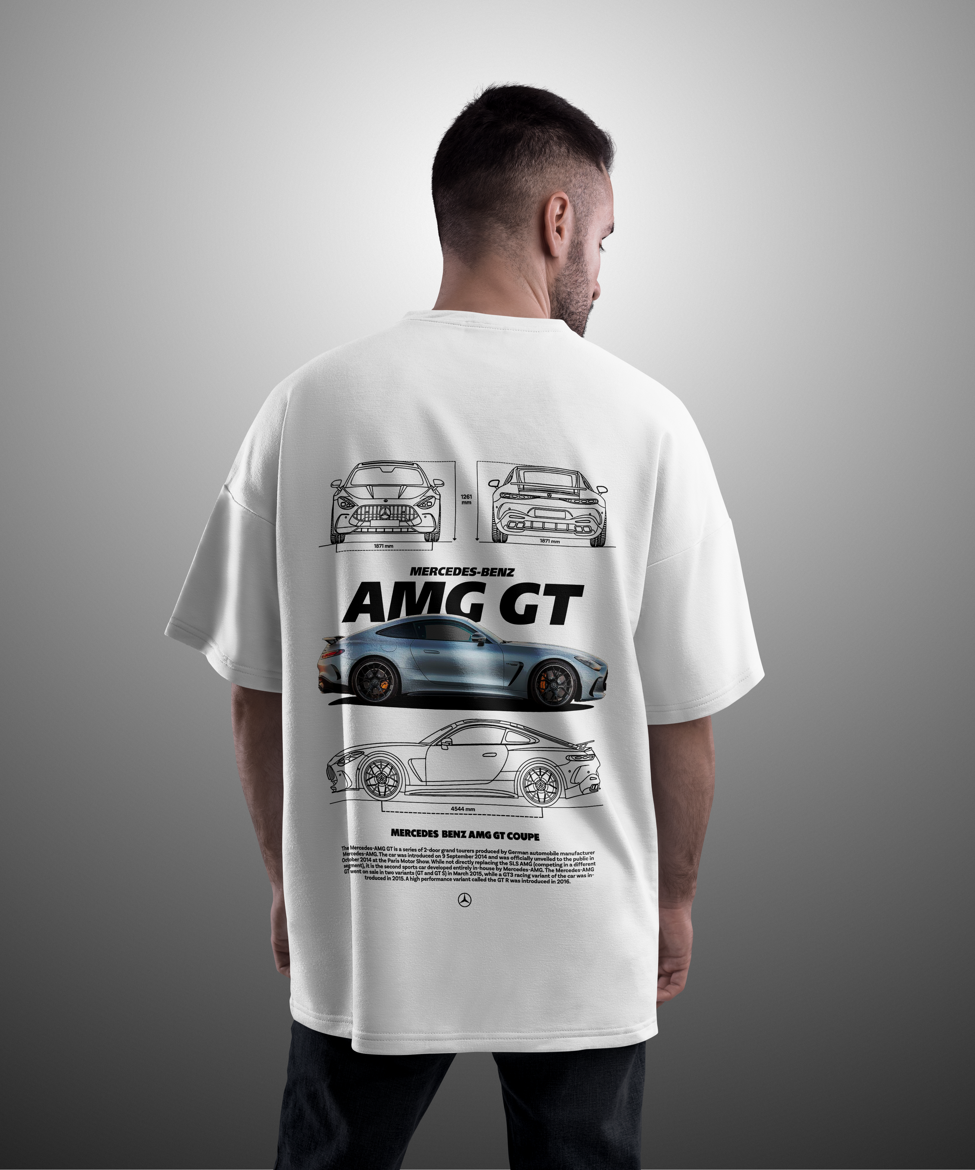 Camiseta Mercedez Benz AMG GT