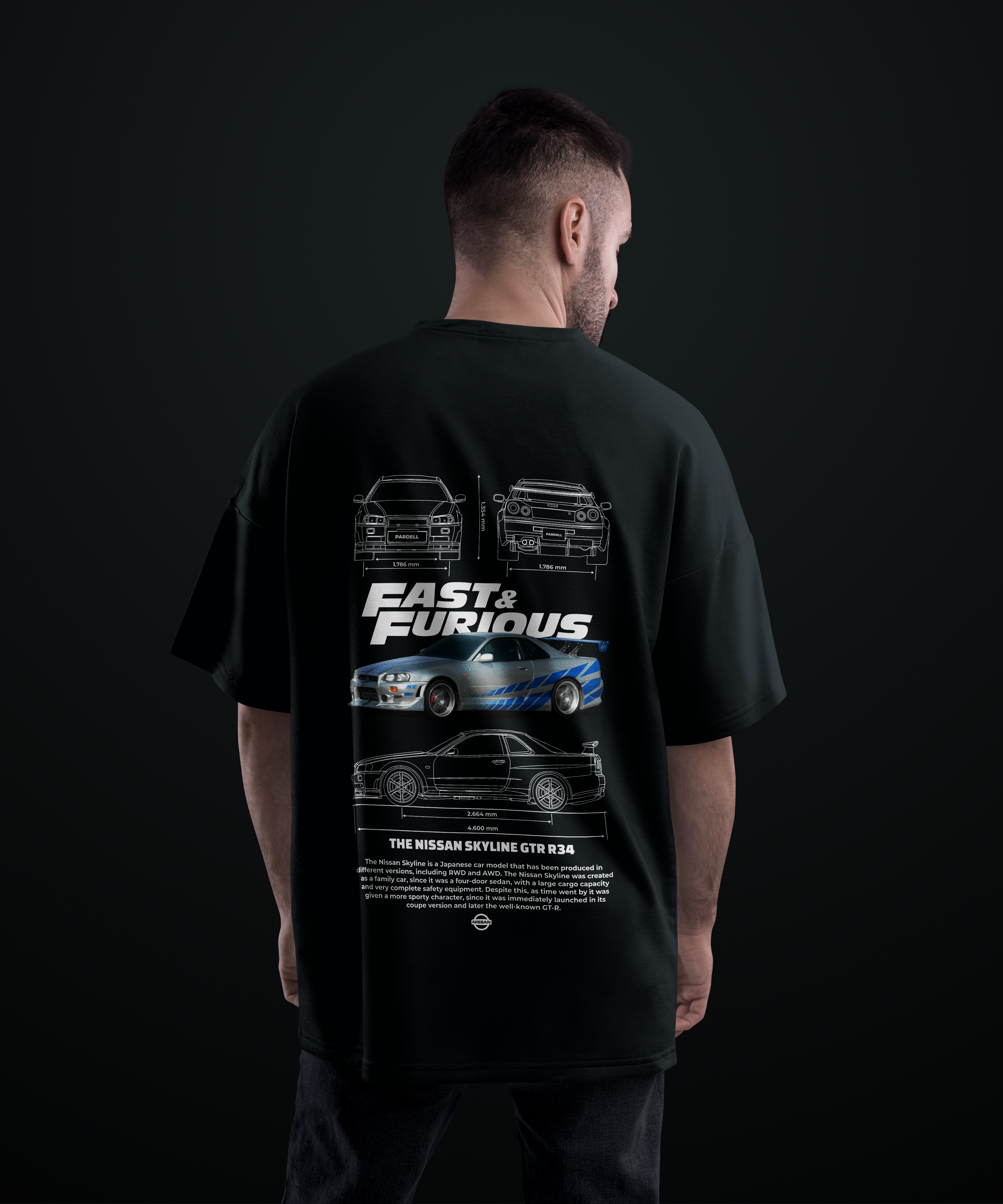 Camiseta Nissan Skyline GTR Fast & Furious