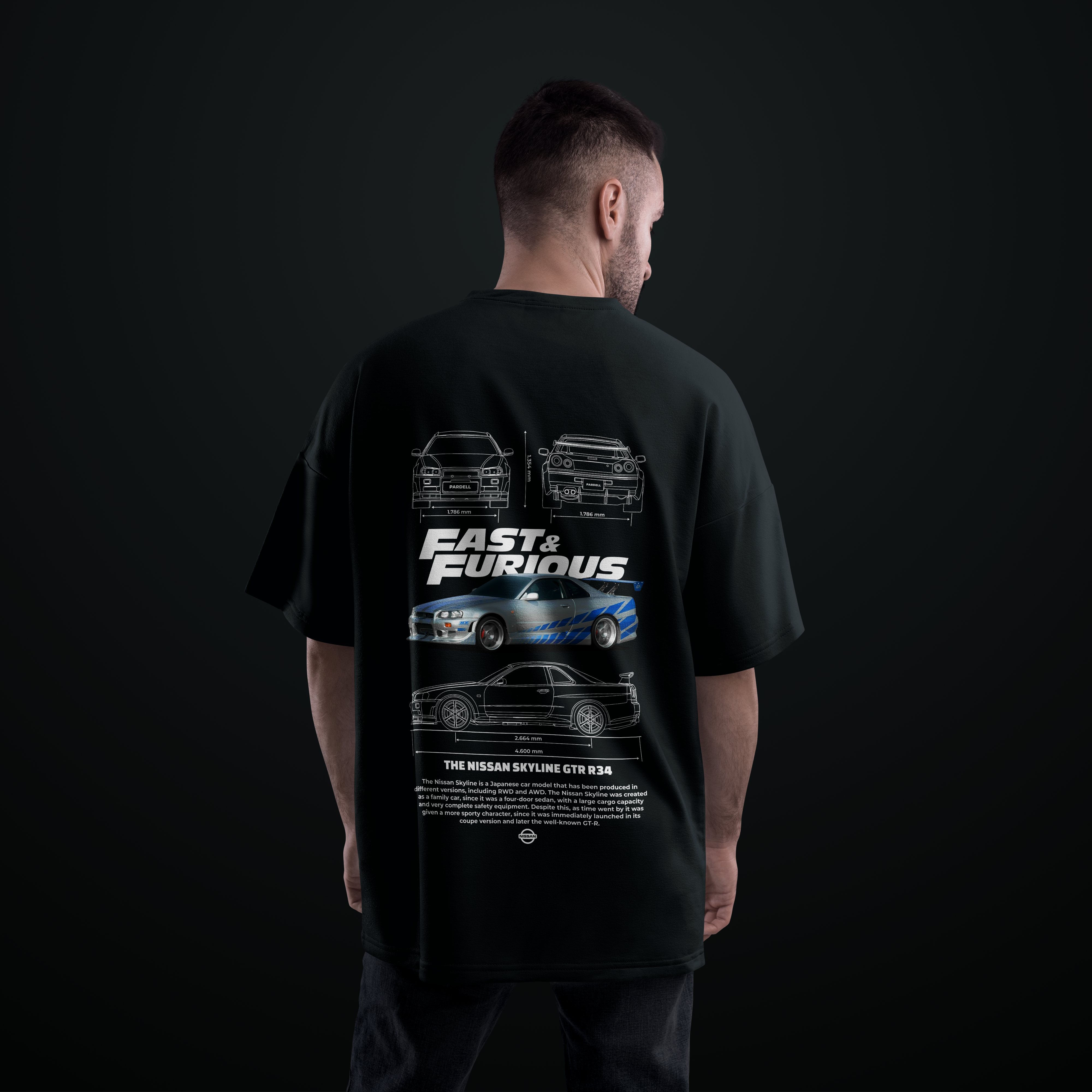 Camiseta Nissan Skyline GTR Fast & Furious