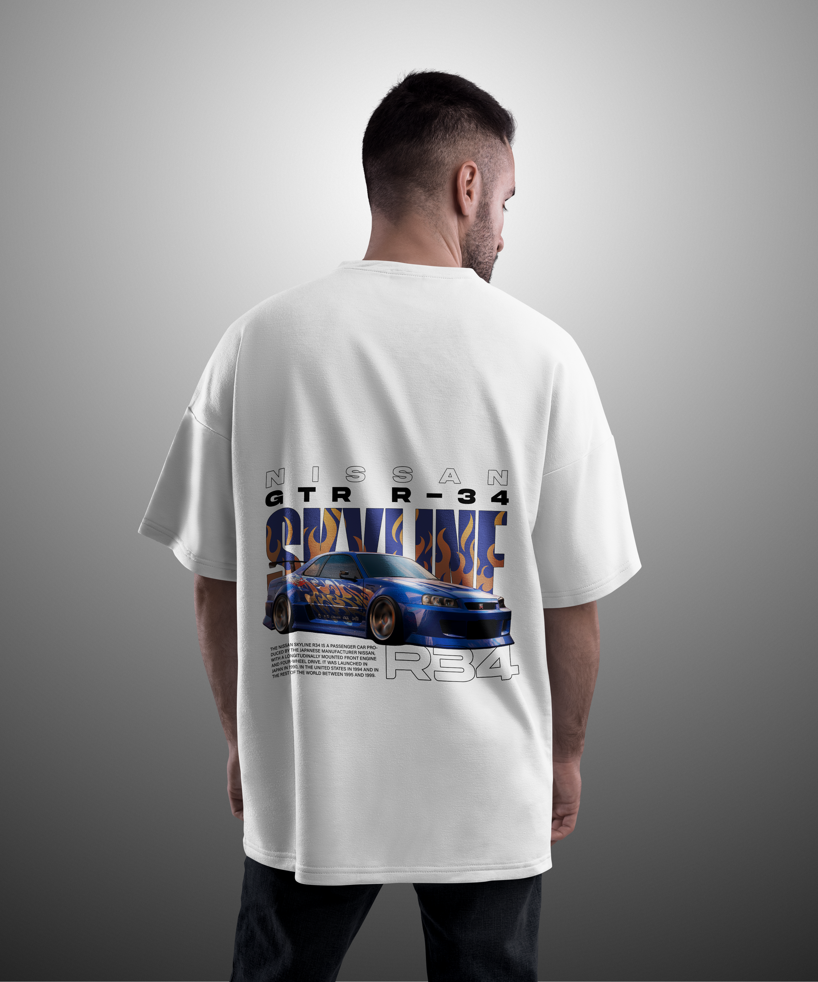 Camiseta Nissan GTR R-34