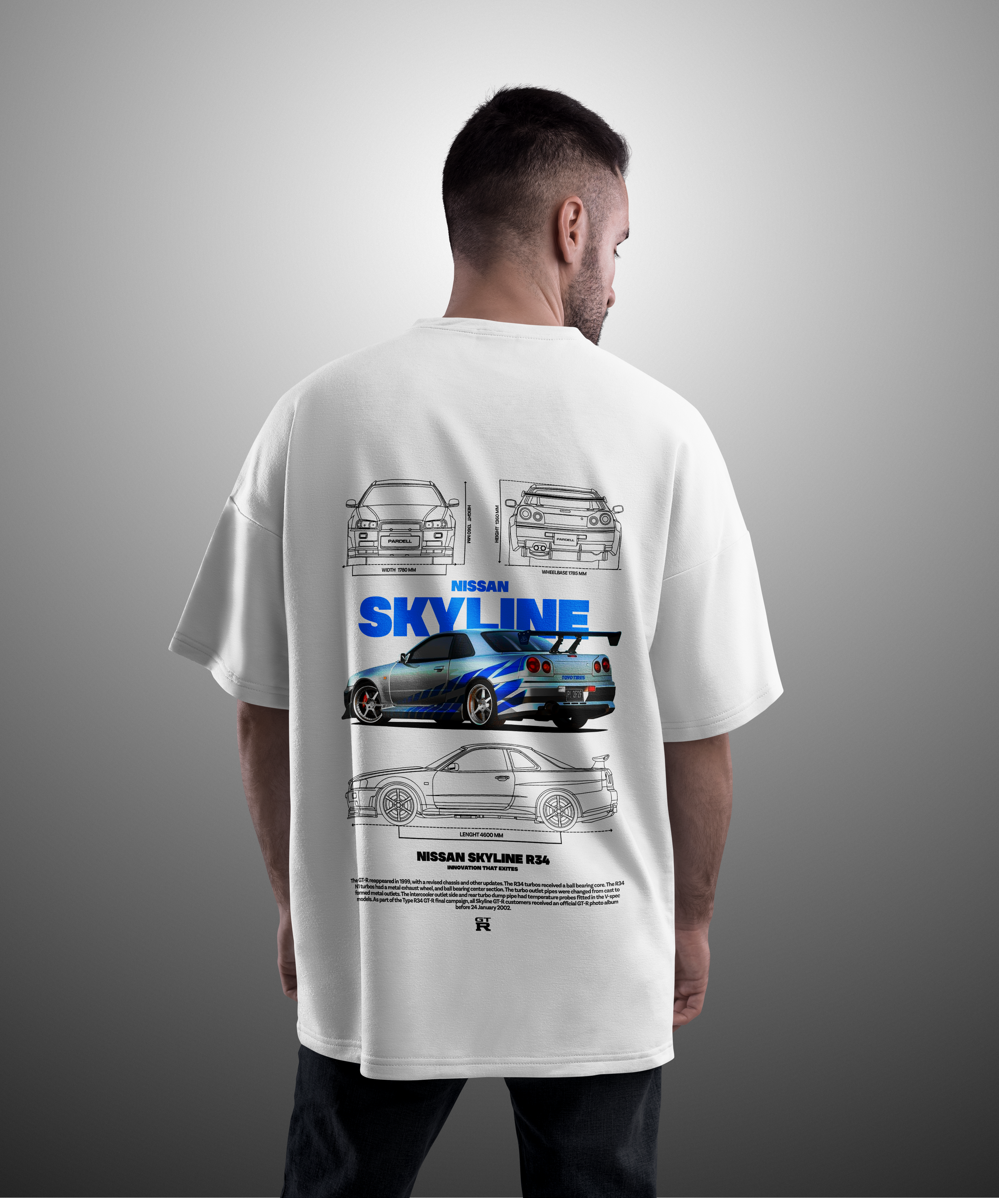 Camiseta Nissan GTR R-34