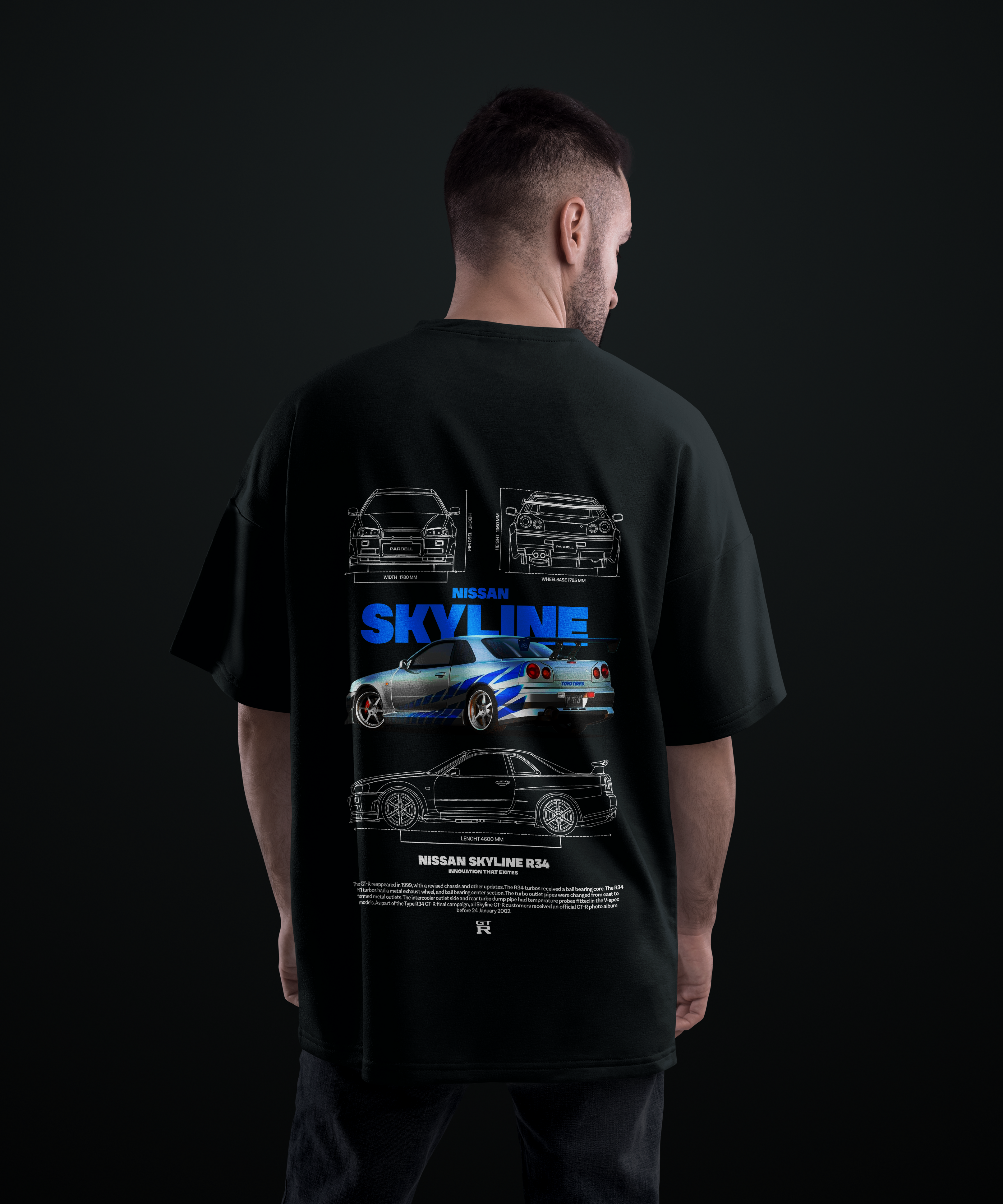 Camiseta Nissan GTR R-34