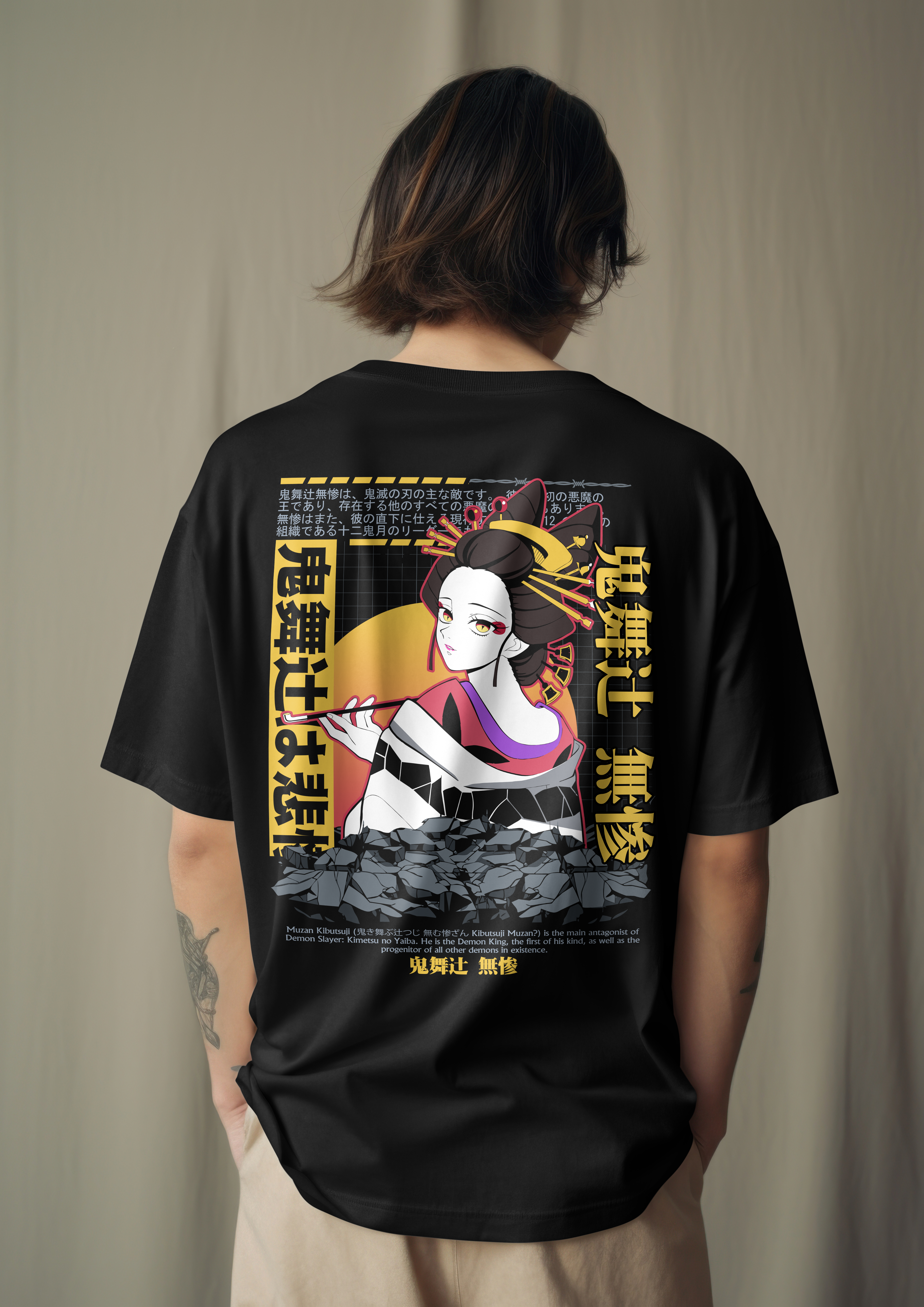 Camiseta Muzan Kibutsuji