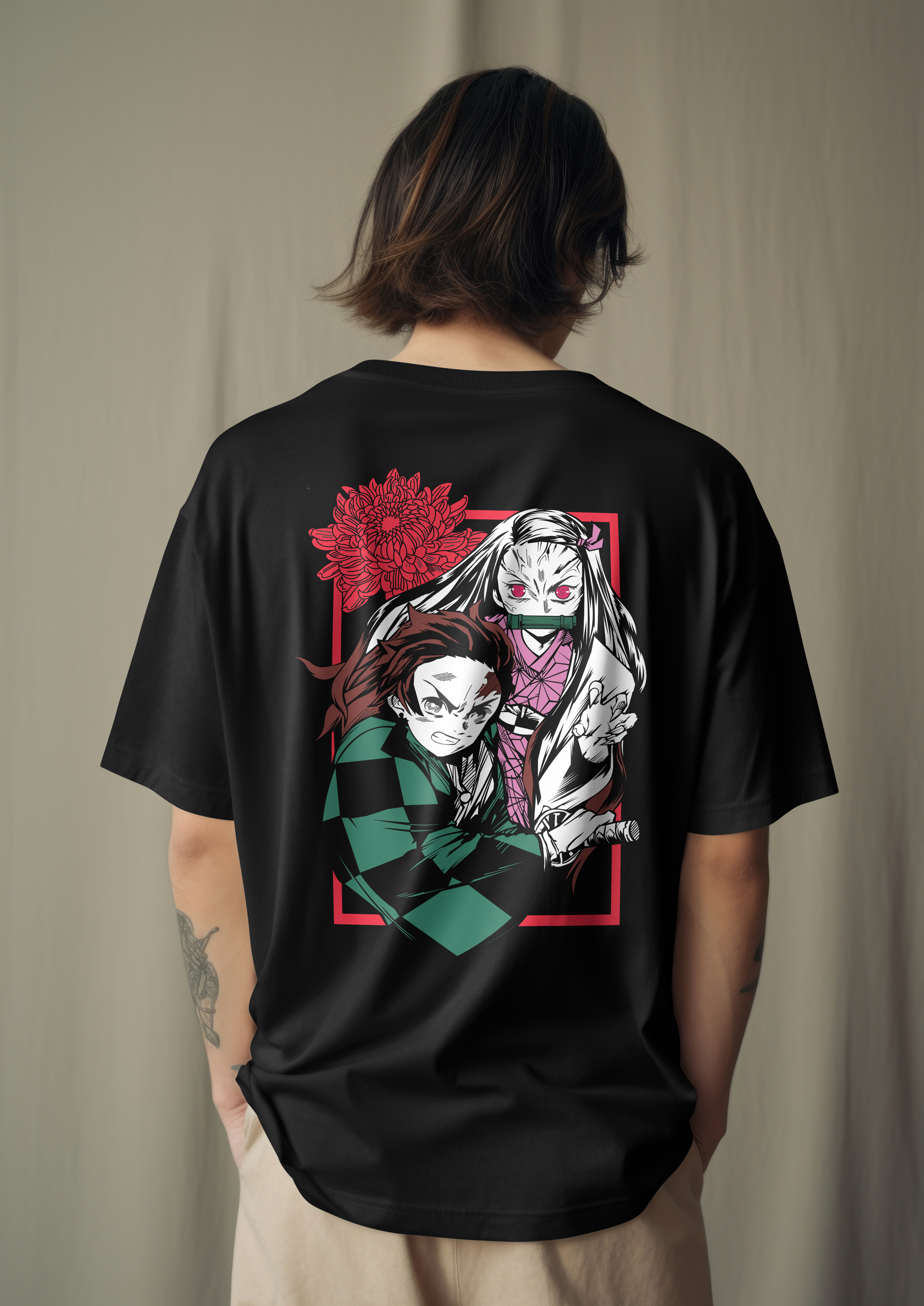 Camiseta Tanjiro y Nezuko