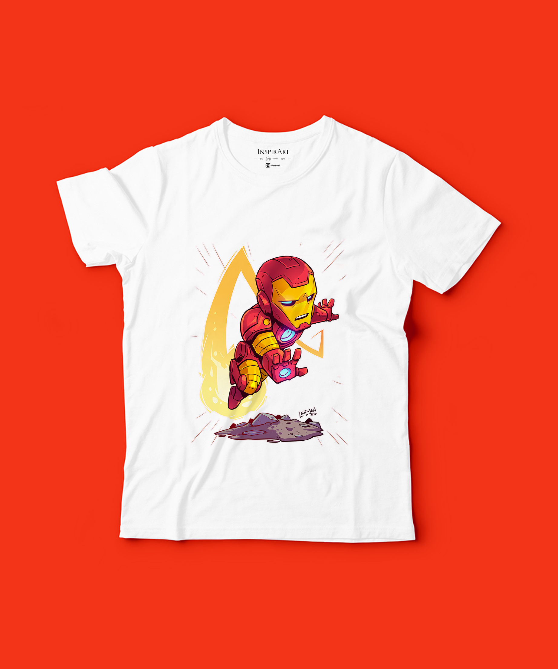 Camiseta Iron Man (SUBLIMACIÓN)