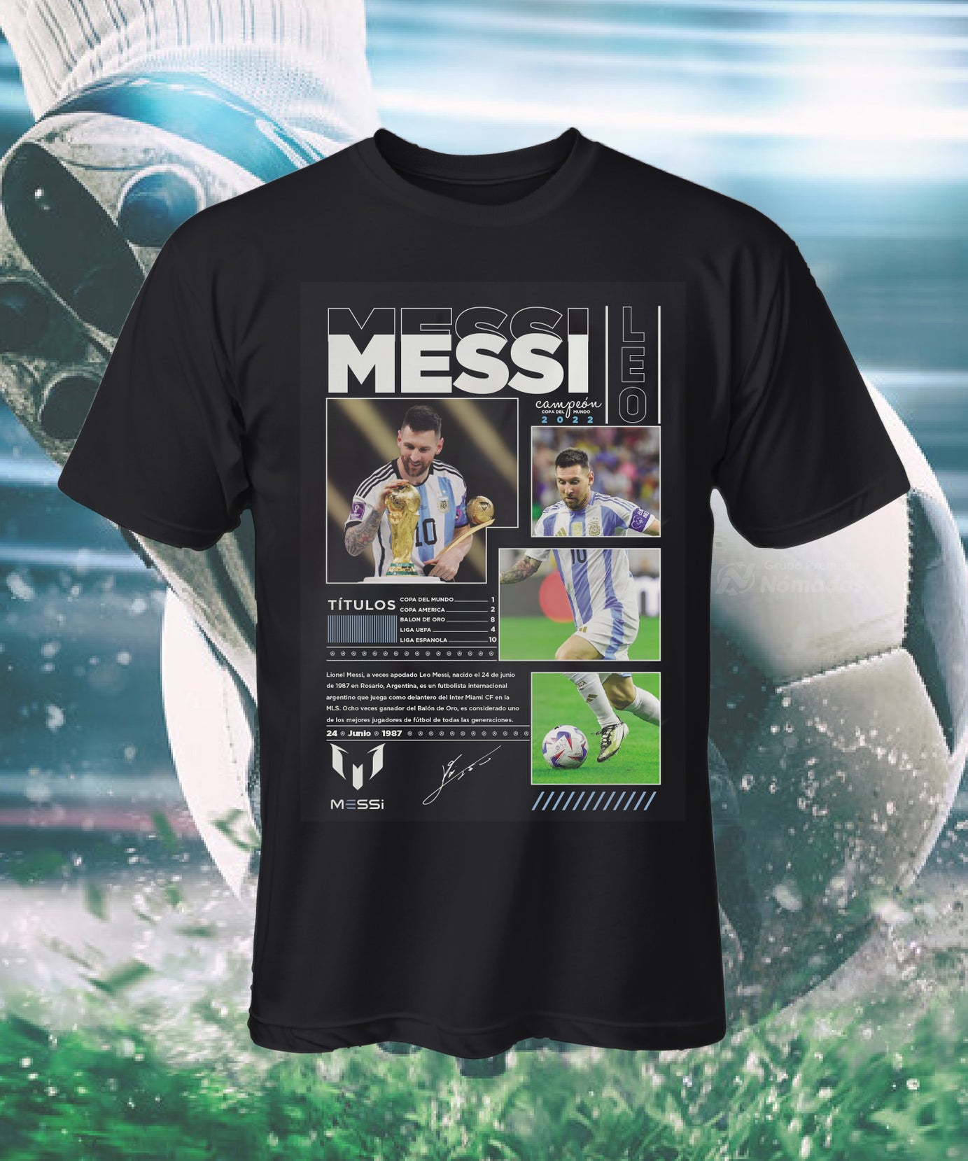 Camiseta Messi Homenaje 6